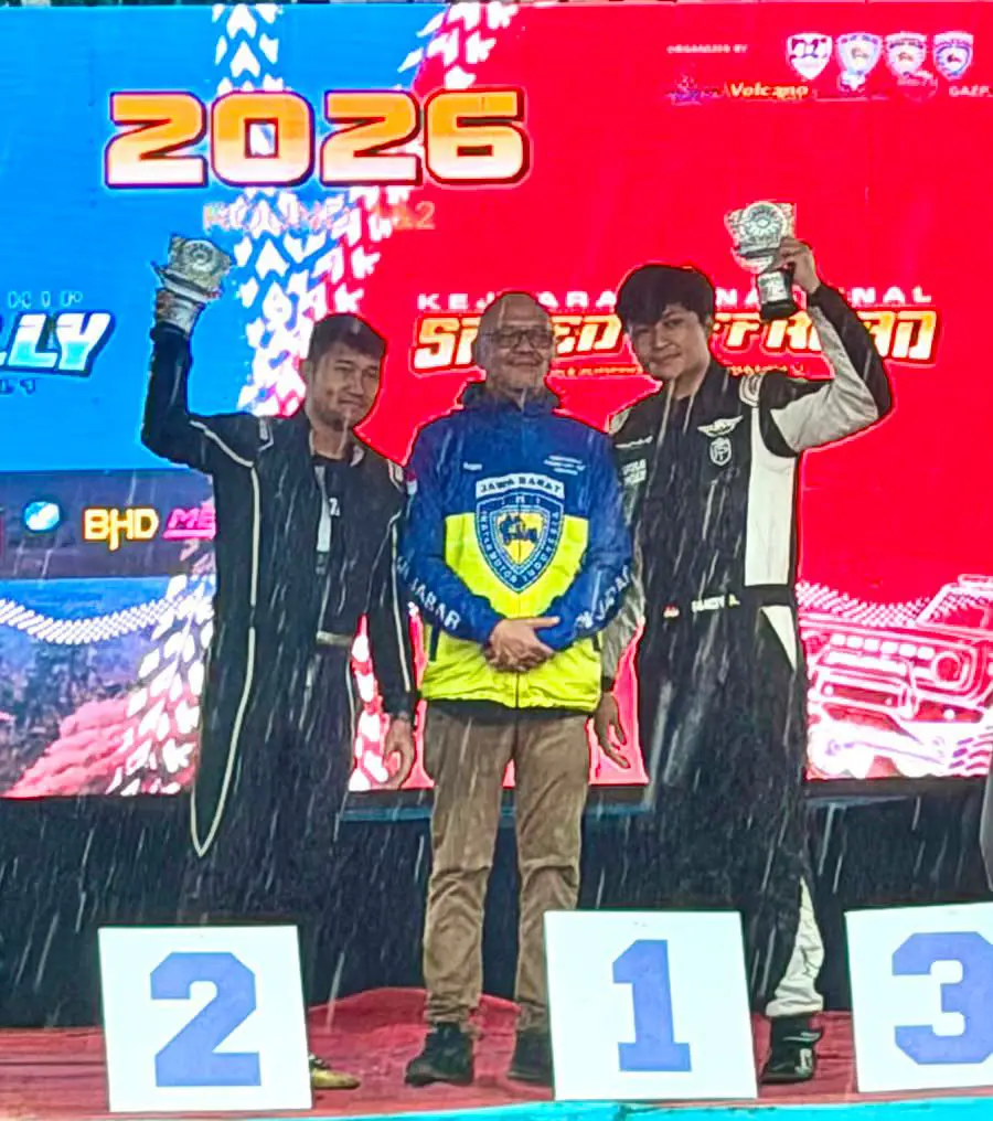 Fandy Raih Podium 1 di Sprint Rally Jawa Barat 2026, Overall 3 All Class di SS3