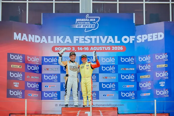 Podium Celebration - Mandalika Festival of Speed Round 3